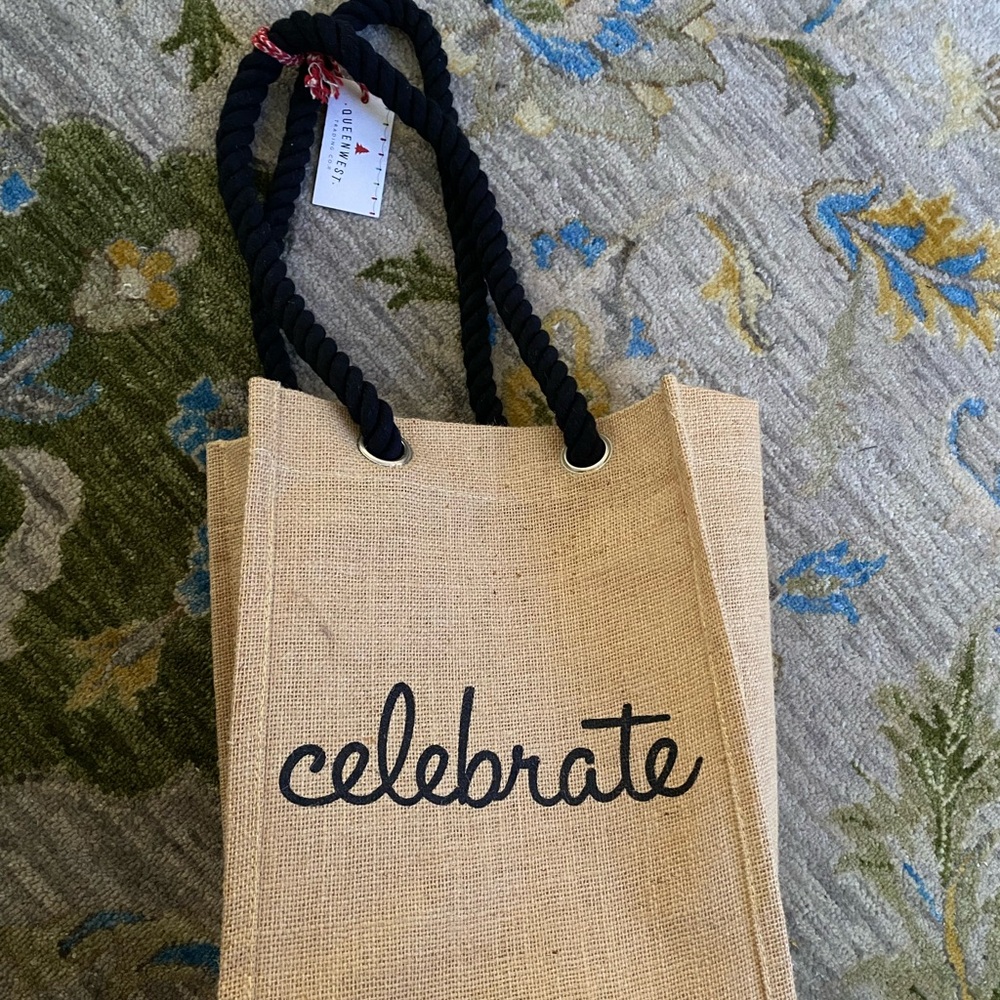 4 wine bottle tote